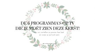 De 6 programma's op tv die je moét zien deze kerst!