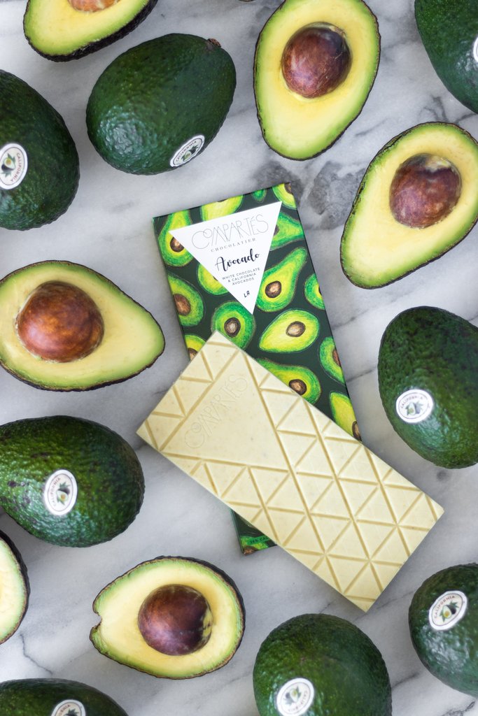 Deze avocado chocolade reep is alles waar we op hoopten!