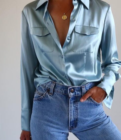 Zó style je een zijden blouse op z’n best!