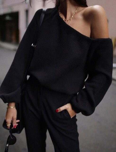 10 x de mooiste zwarte truien van dit moment