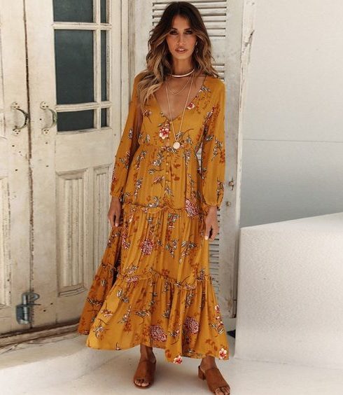 De mooiste maxi jurken onder de €80,-