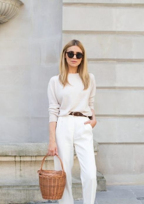 Zo draag jij jouw witte pantalon de herfst door!