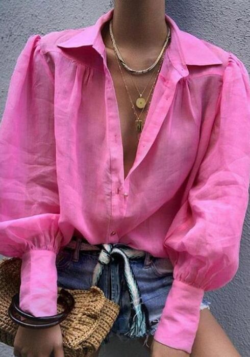 Déze blouse is een grote trend!