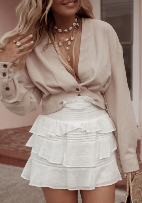 De leukste ruffled mini rokjes