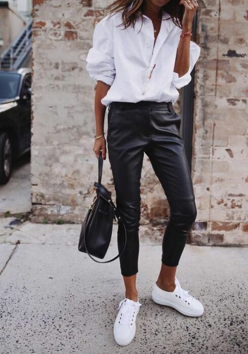 10 X De mooiste zwarte leren broeken!