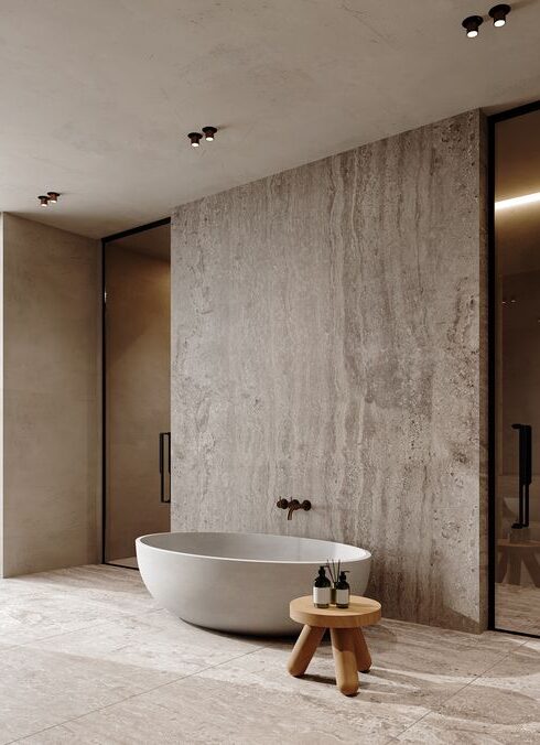 Relax in de wabi sabi badkamer