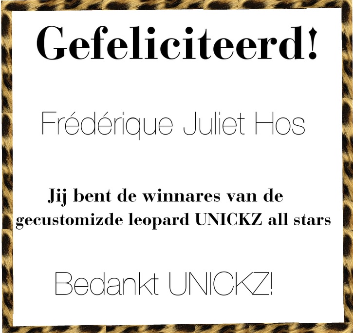 En de winnaar is….